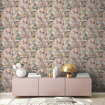 A.S. Creation Tapete Vlies Indien Muster Gelb Bunt 38173-2
