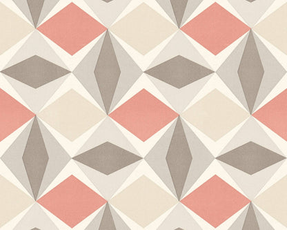 A.S. Creation Tapete Vlies Karo-Muster Grafik Rot Grau 95766-6