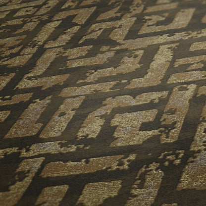 A.S. Creation Tapete Vlies Labyrinth Geometrie Braun Gold 38695-5