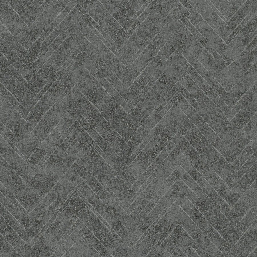  Tapete Vlies Marburg Linie Zick-Zack Grau Metallic 84880