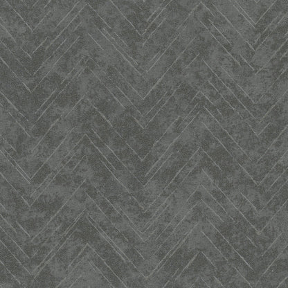  Tapete Vlies Marburg Linie Zick-Zack Grau Metallic 84880