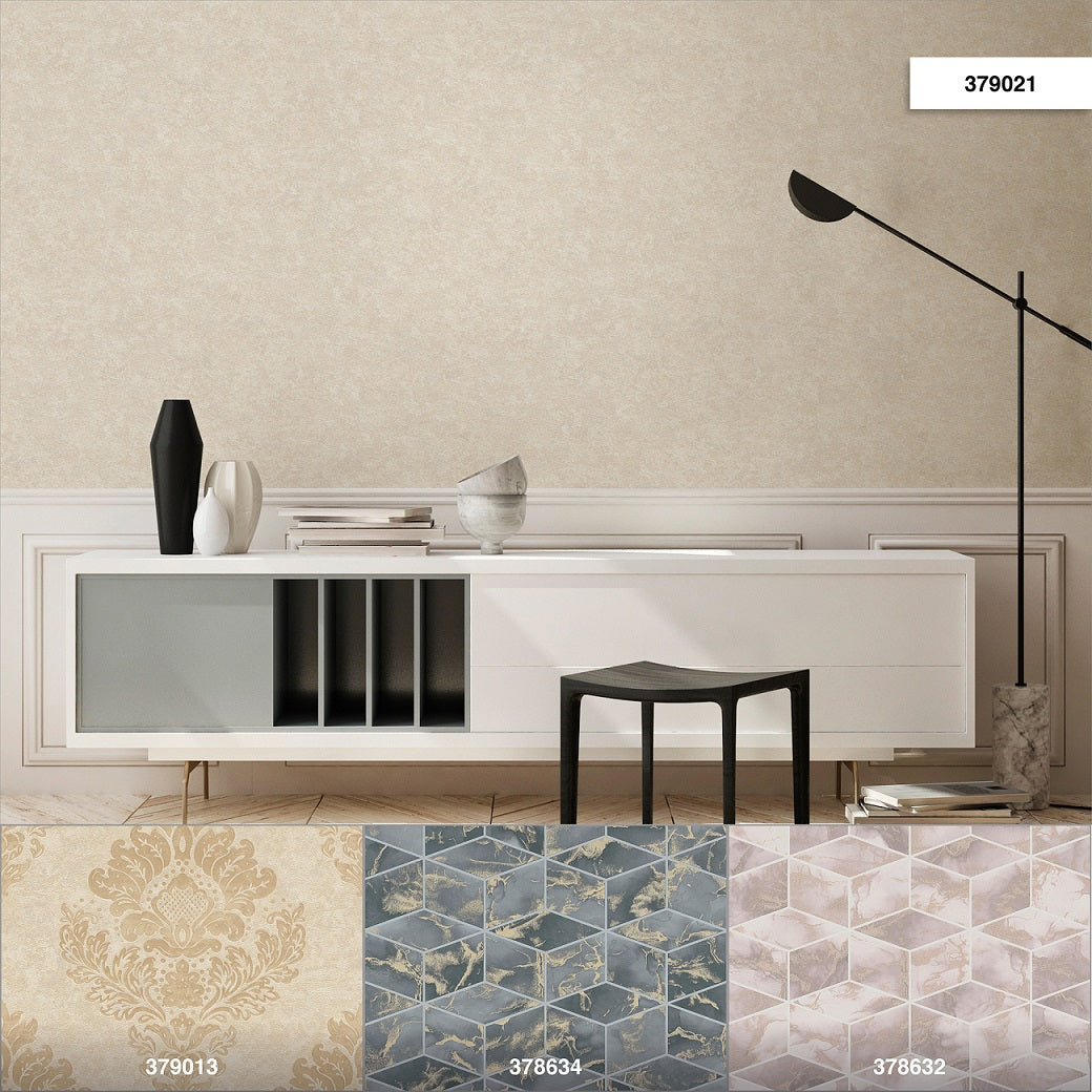  Tapete Vlies Meliert Struktur Beige Glanz 37902-1
