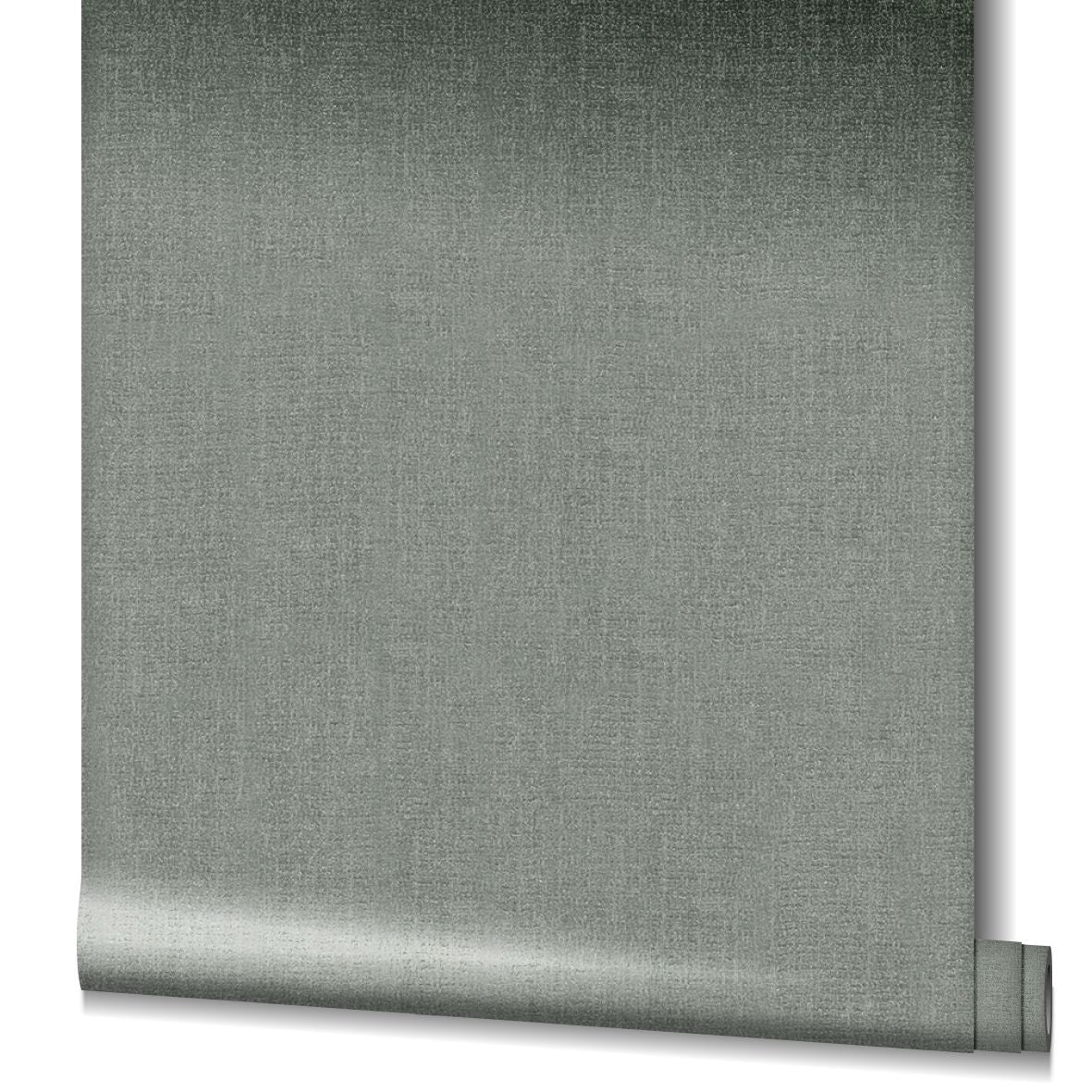  Tapete Vlies Meliert Textil Silber-grün Metallic 85740