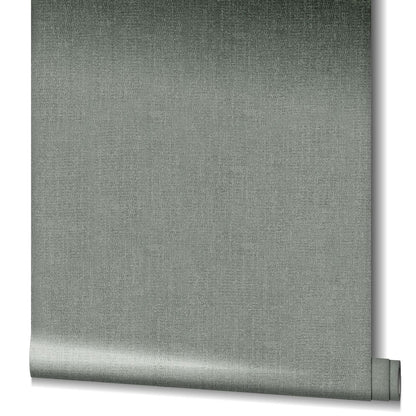  Tapete Vlies Meliert Textil Silber-grün Metallic 85740