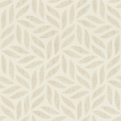  Tapete Vlies Muster Blätter Creme Beige Rasch 704624