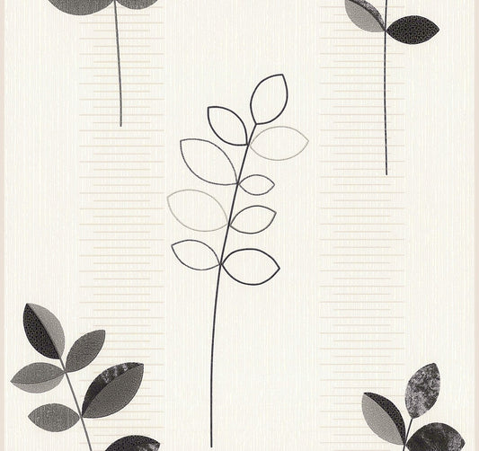  Tapete Vlies Natur Grau P+S Happiness 13327-30
