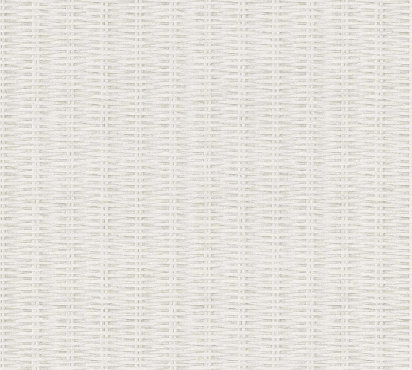  Tapete Vlies New Walls Flechtmuster Grau Weiß 37393-1