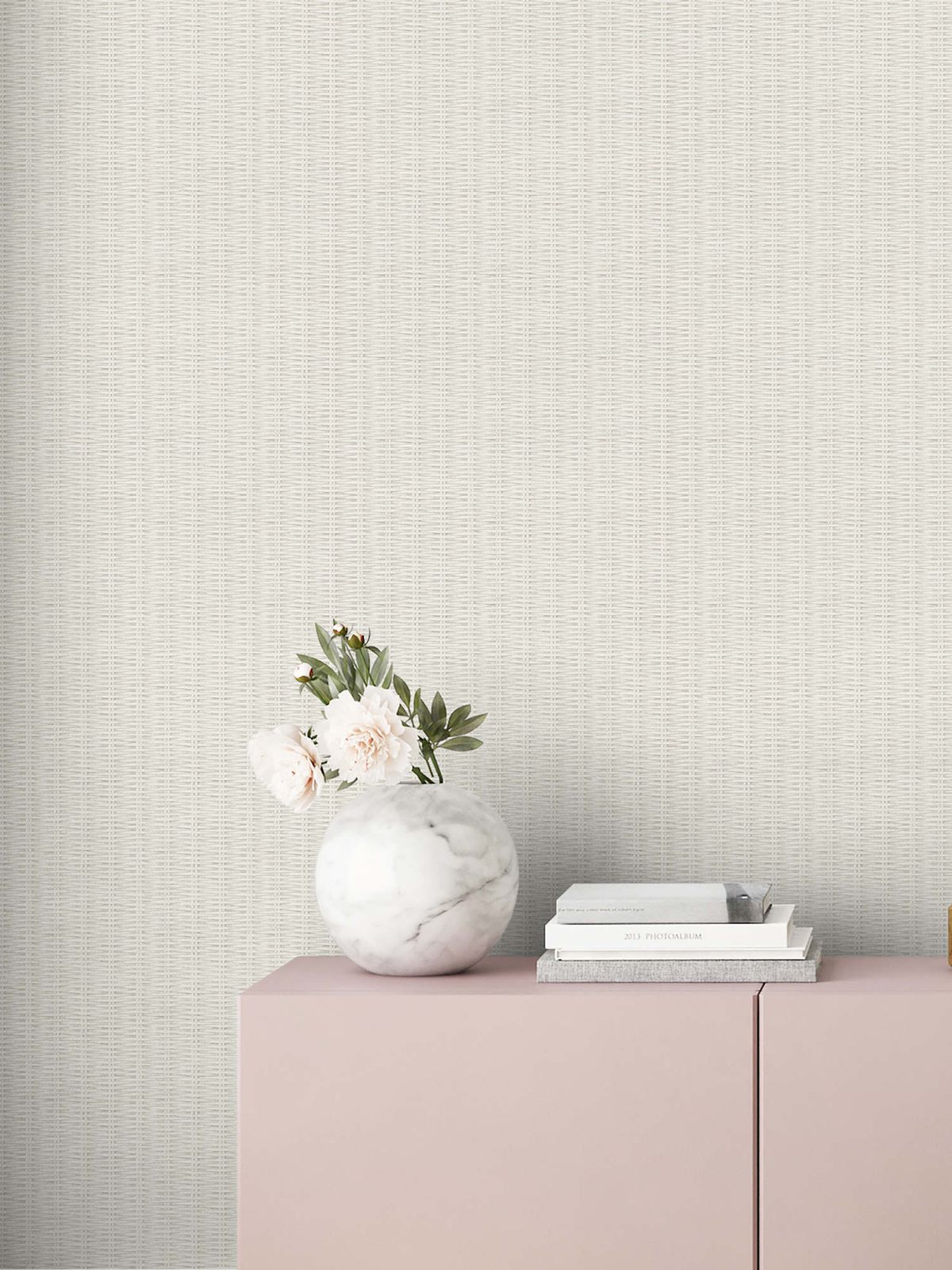  Tapete Vlies New Walls Flechtmuster Grau Weiß 37393-1