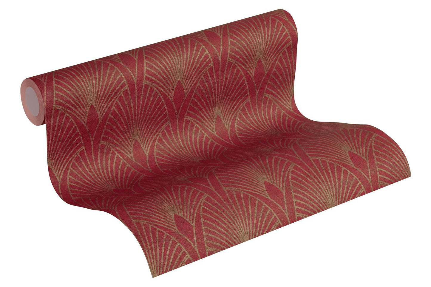 Tapete Vlies New Walls Retro Rot Gold Metallic 37427-4