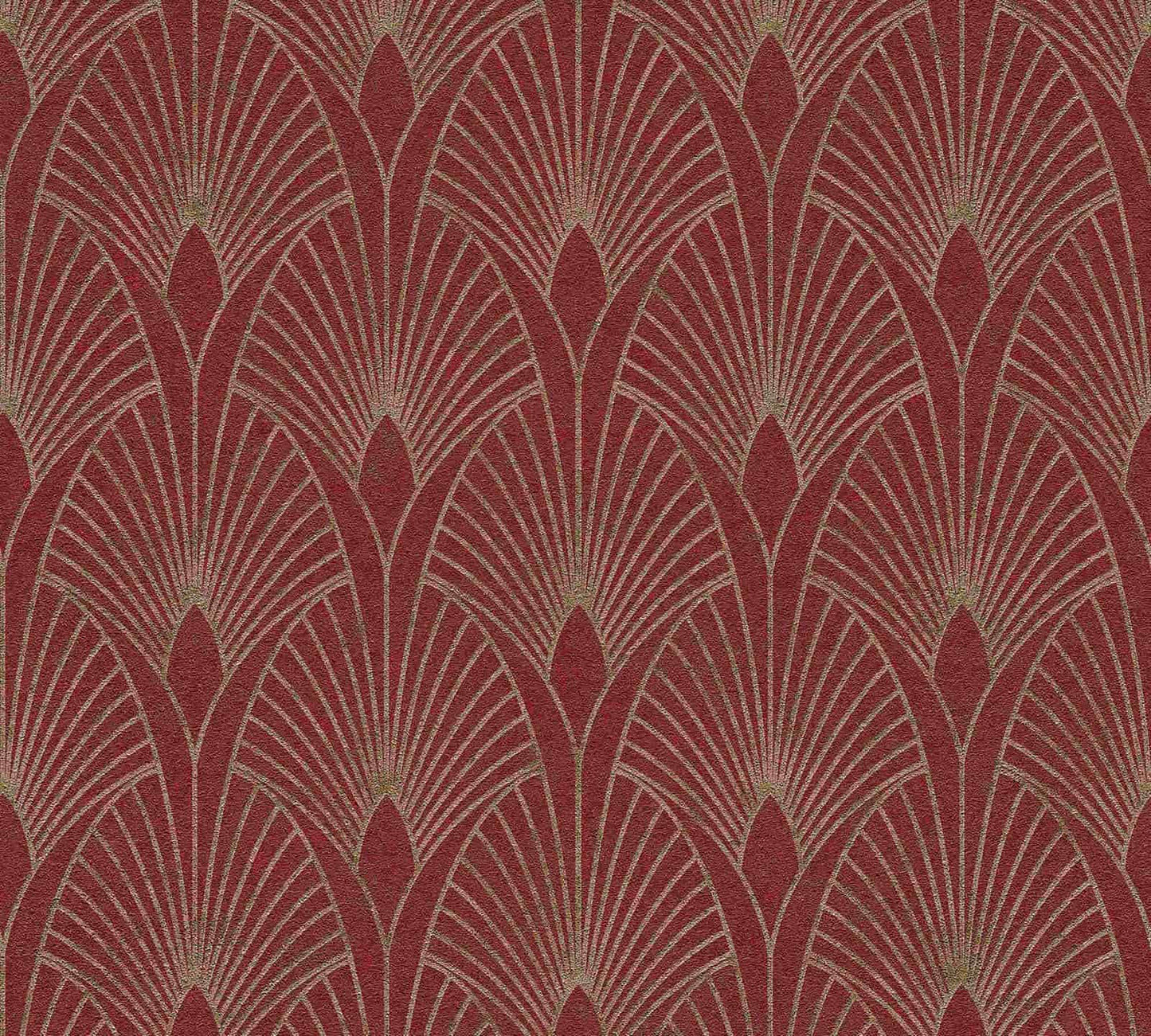 Tapete Vlies New Walls Retro Rot Gold Metallic 37427-4