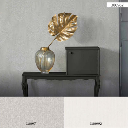 Tapete Vlies Ornamente Barock Greige Silber 38096-2