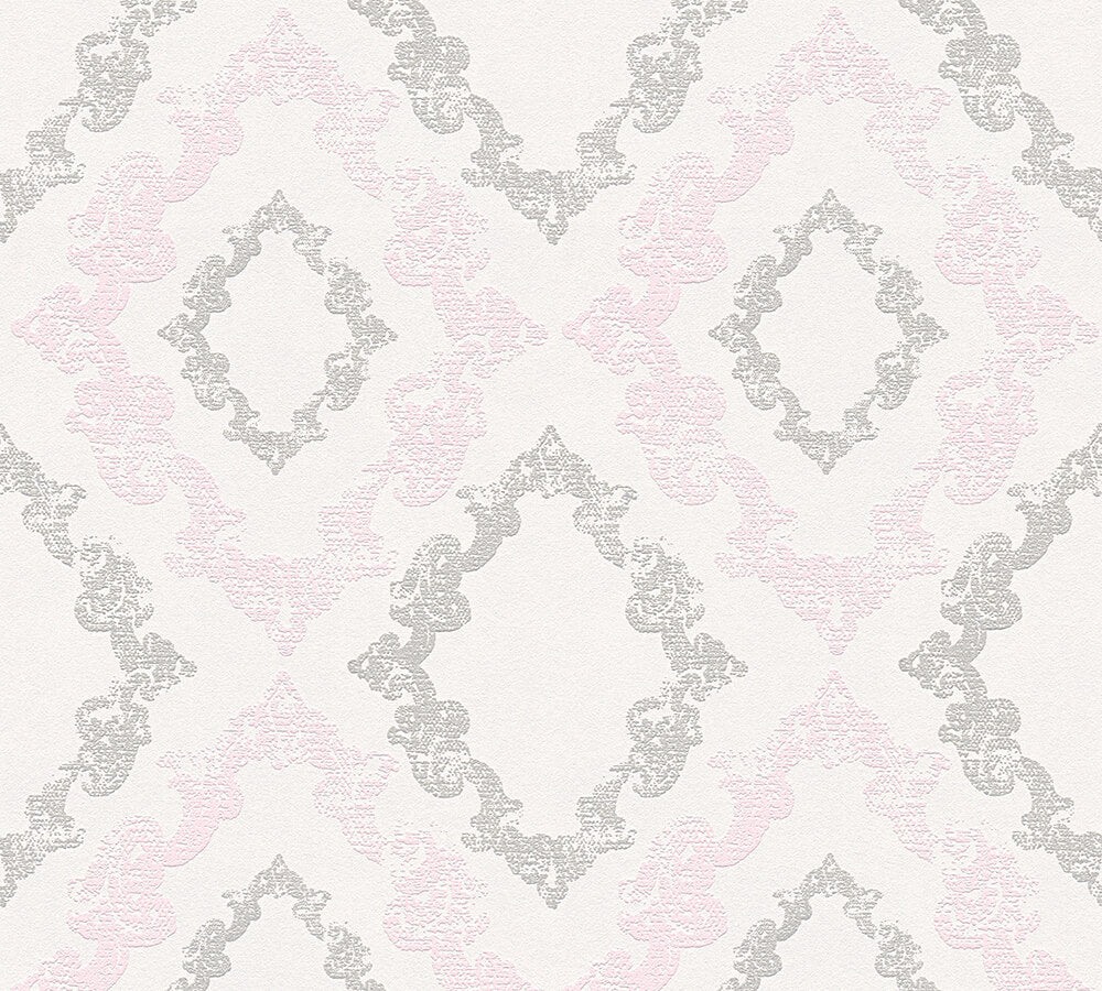 A.S. Creation Tapete Vlies Ornamente Glitzer Rosa AS Creation 32989-2
