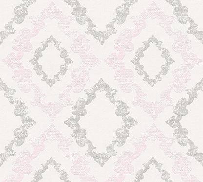 A.S. Creation Tapete Vlies Ornamente Glitzer Rosa AS Creation 32989-2
