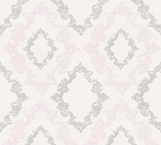 A.S. Creation Tapete Vlies Ornamente Glitzer Rosa AS Creation 32989-2