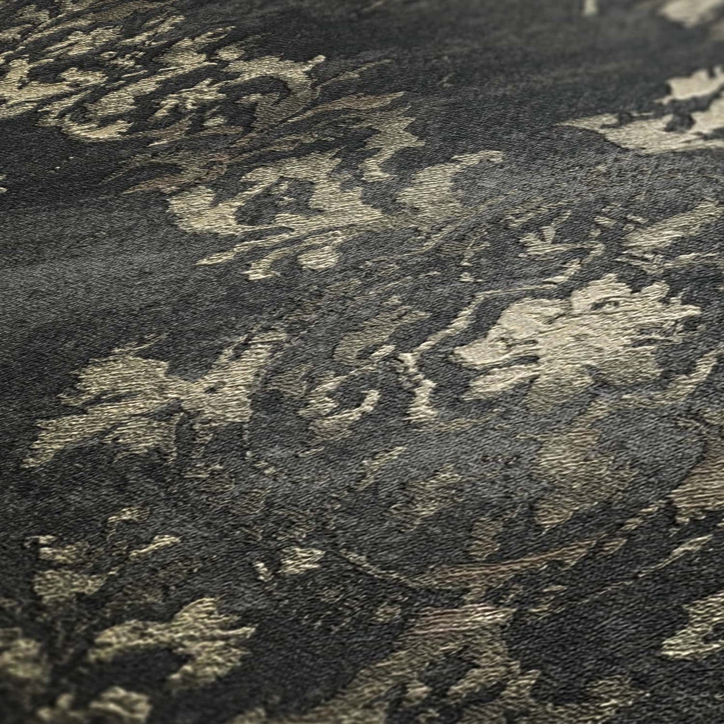 A.S. Creation Tapete Vlies Ornamente Anthrazit Beige 38707-4