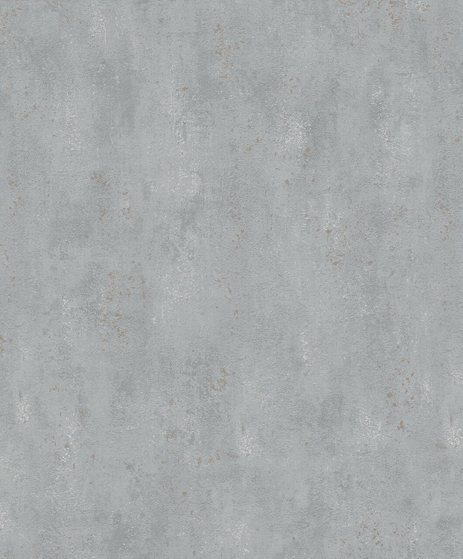 Tapete Vlies Putz-Optik Metallic Grau Gold 32615