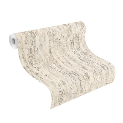  Tapete Vlies Rasch Birke Baumstamm Beige Grau 554052
