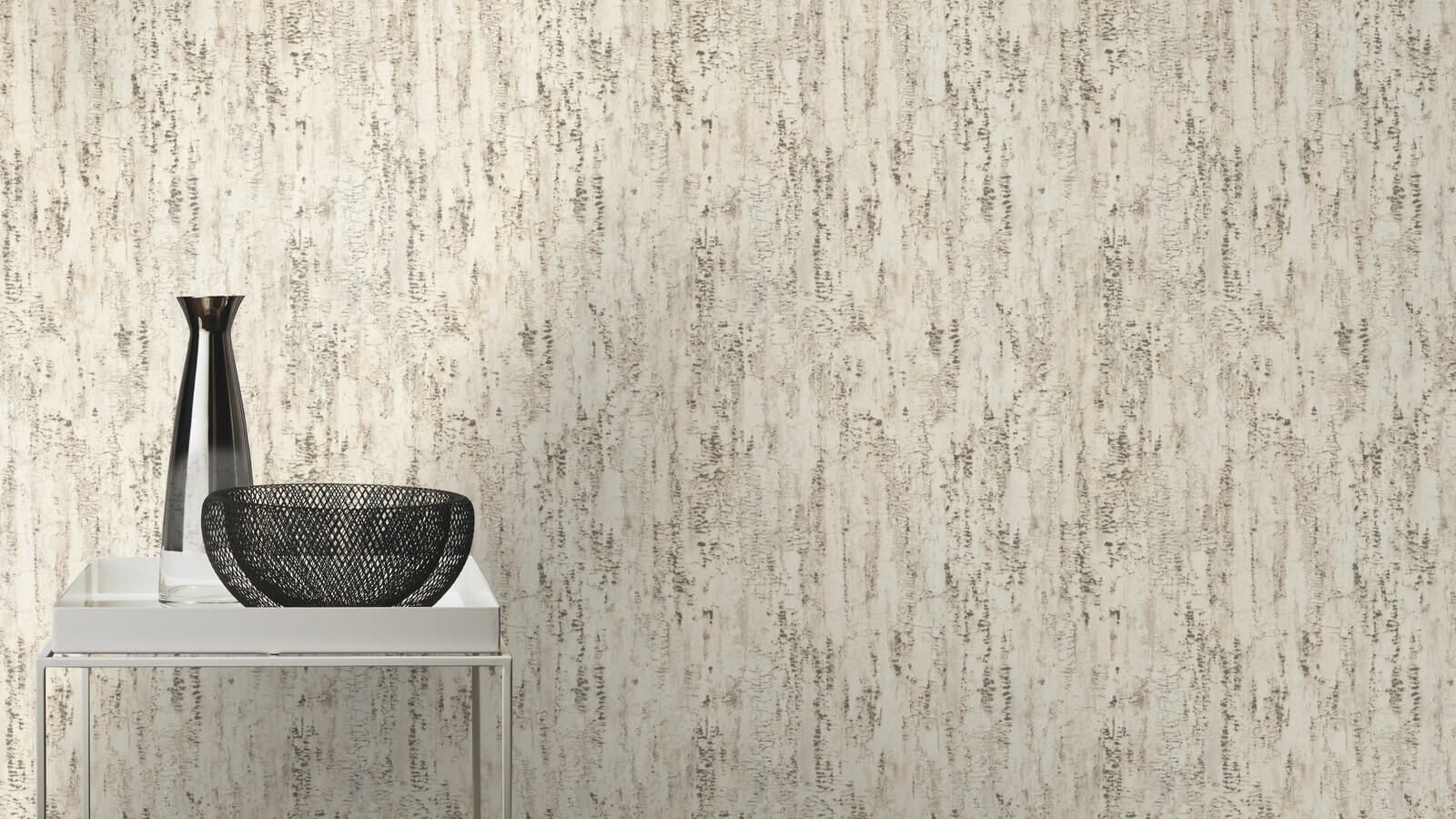  Tapete Vlies Rasch Birke Baumstamm Beige Grau 554052