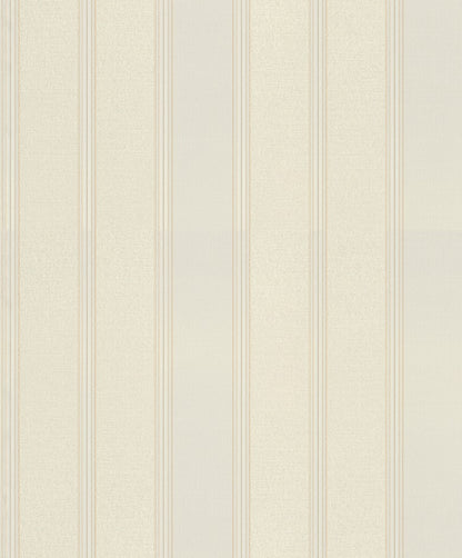  Tapete Vlies Rasch Blockstreifen Weiß Grau Gold 421026