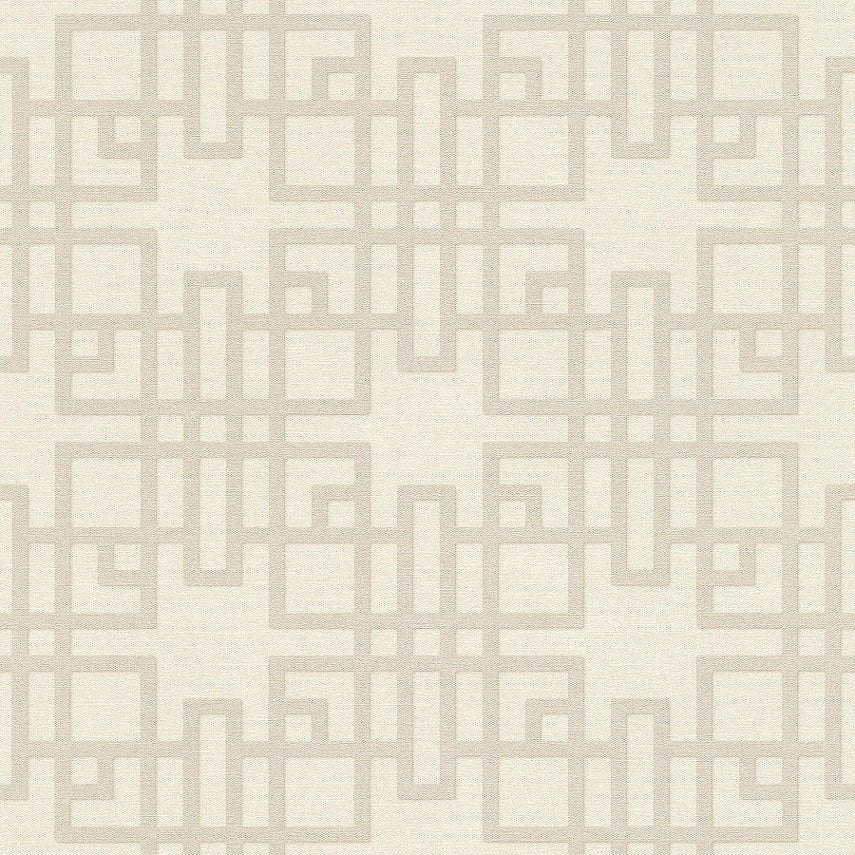  Tapete Vlies Rasch Grafik-Design Taupe Weiß 409239