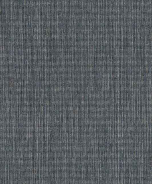  Tapete Vlies Rasch Leinen Struktur Blau Gold 484281
