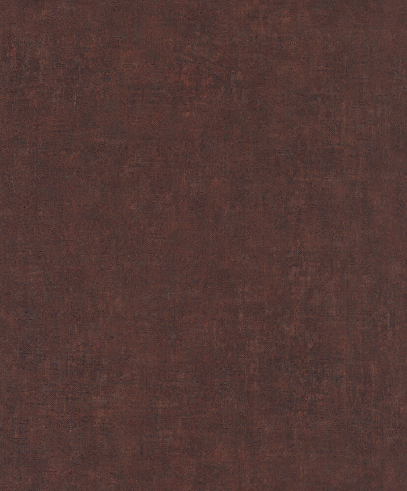  Tapete Vlies Rasch Uni Putz Rost Rot-braun 429336