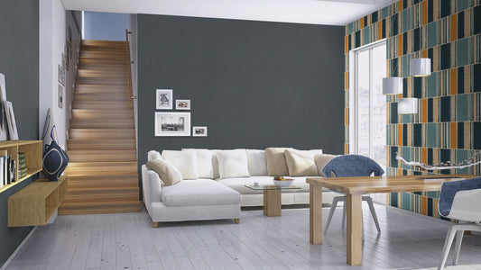  Tapete Vlies Rasch Uni Textil Anthrazit 484670