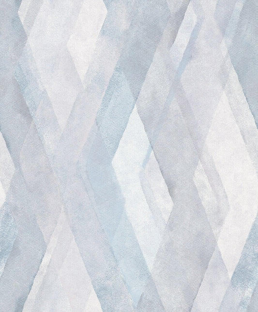  Tapete Vlies Rauten Grafik Blau Weiss Grau Shades 32448