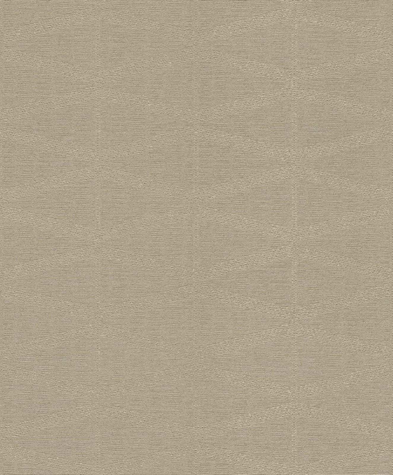  Tapete Vlies Rauten Grafik Grün-beige Glanz Rasch 529838