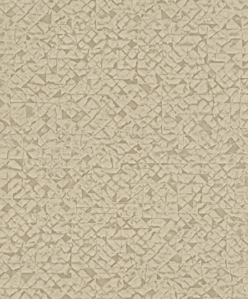  Tapete Vlies Rauten Grafisch Beige Braun Rasch 704341