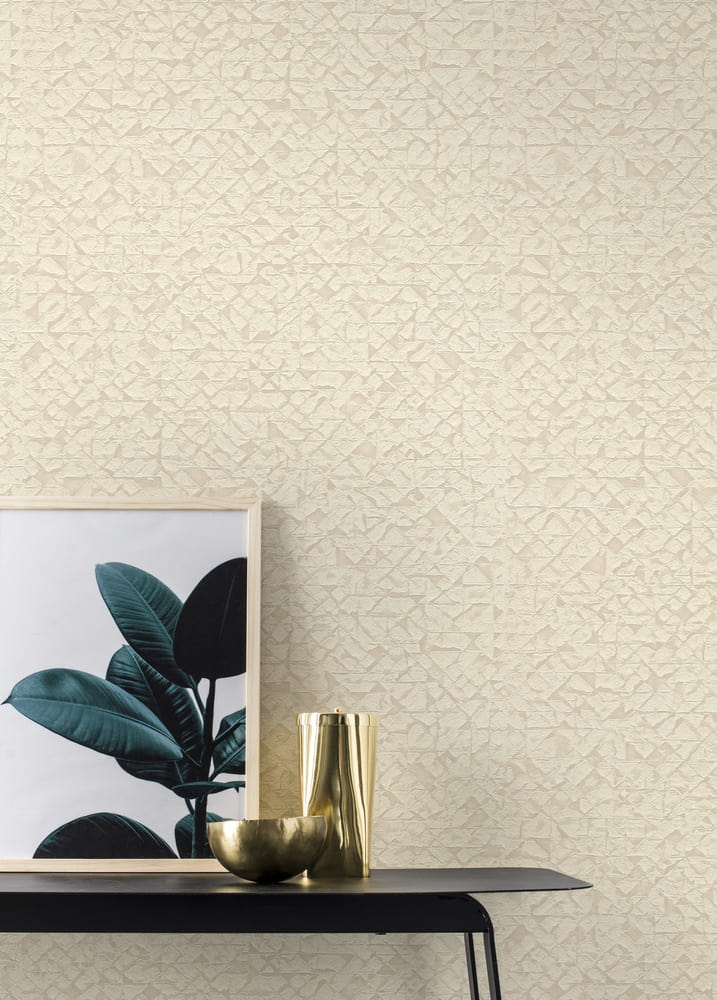  Tapete Vlies Rauten Grafisch Creme Rasch 704334