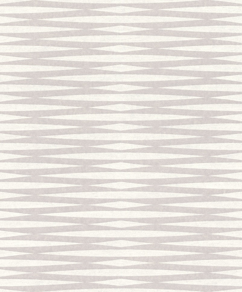  Tapete Vlies Rauten Grafisch Graubeige Metallic 298733