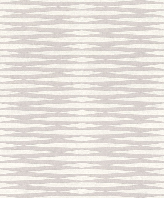  Tapete Vlies Rauten Grafisch Graubeige Metallic 298733