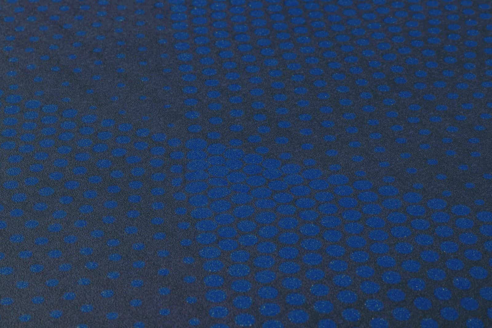  Tapete Vlies Rautenformen Blau Schwarz Glitzer 37419-1