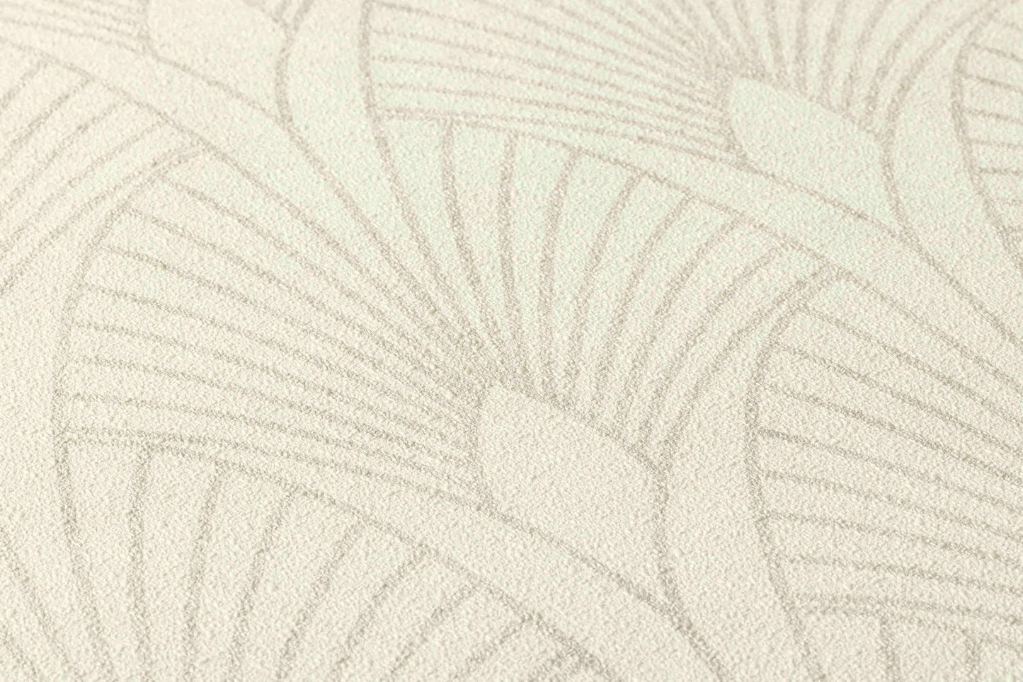  Tapete Vlies Retro Grauweiss Silber Metallic 37427-1