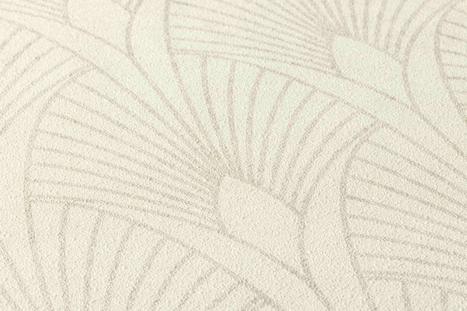  Tapete Vlies Retro Grauweiss Silber Metallic 37427-1