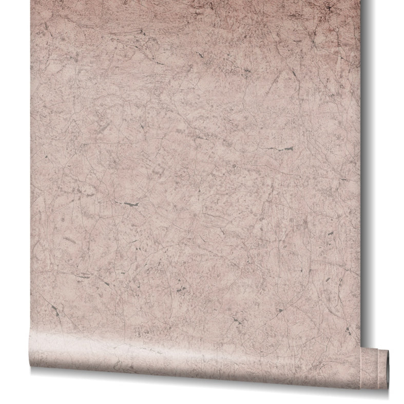  Tapete Vlies Risse Putz-Optik Altrosa Grau 32804