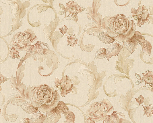  Tapete Vlies Architects Paper Rosen Beige Glanz 95983-3