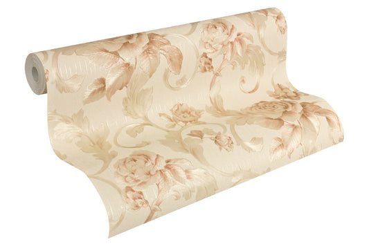  Tapete Vlies Architects Paper Rosen Beige Glanz 95983-3