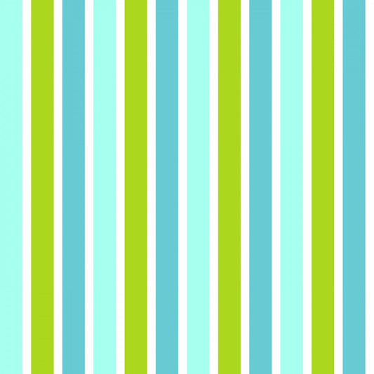  Tapete Vlies Streifen Grün Blau Weiß 138703