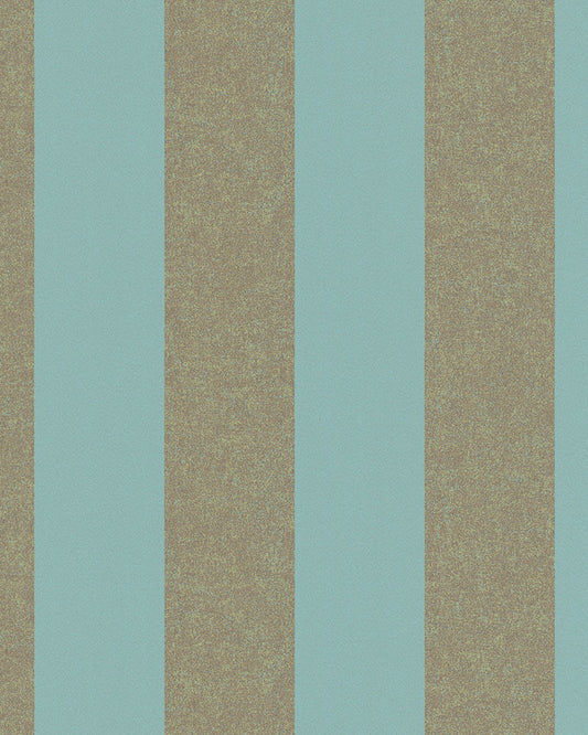  Tapete Vlies Streifen Blau Gold Metallic 31326