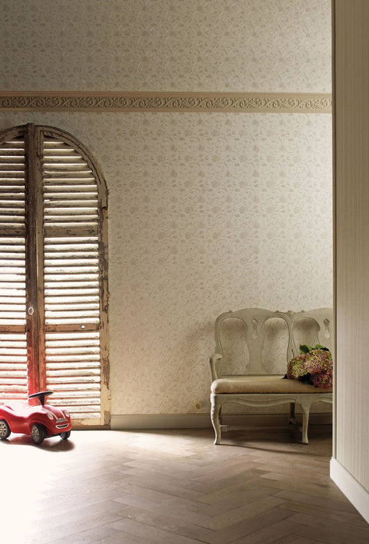  Tapete Vlies Streifen Creme Marburg Opulence 77842