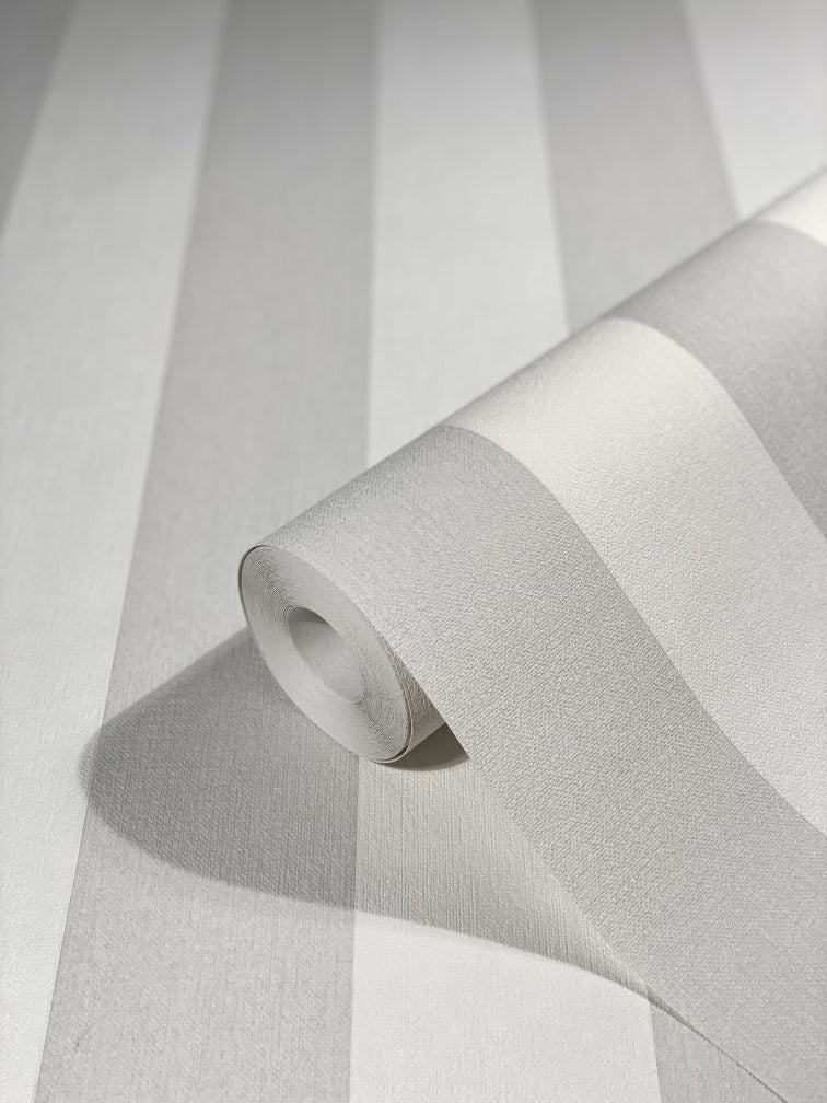  Tapete Vlies Streifen Hellgrau Weiss Novamur 82258