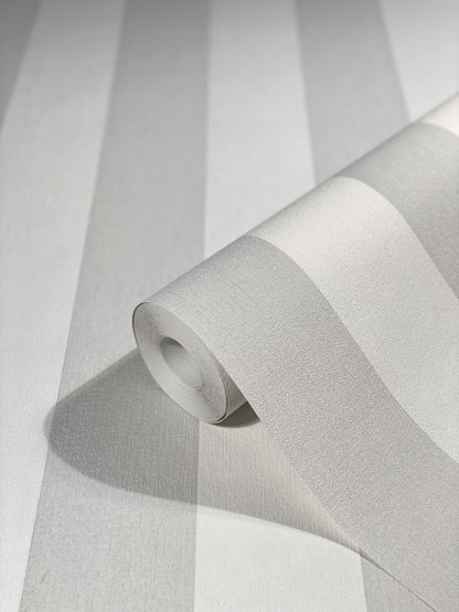  Tapete Vlies Streifen Hellgrau Weiss Novamur 82258