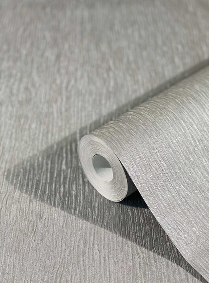  Tapete Vlies Striche Satin Metallic Dunkelgrau 32624