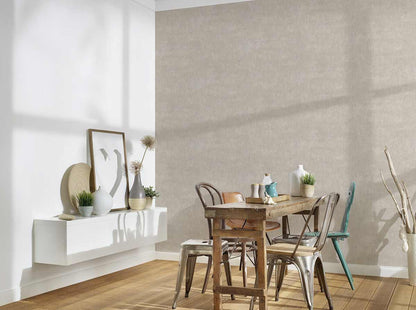  Tapete Vlies Striche Struktur Beige Silber Glitzer 38199-1