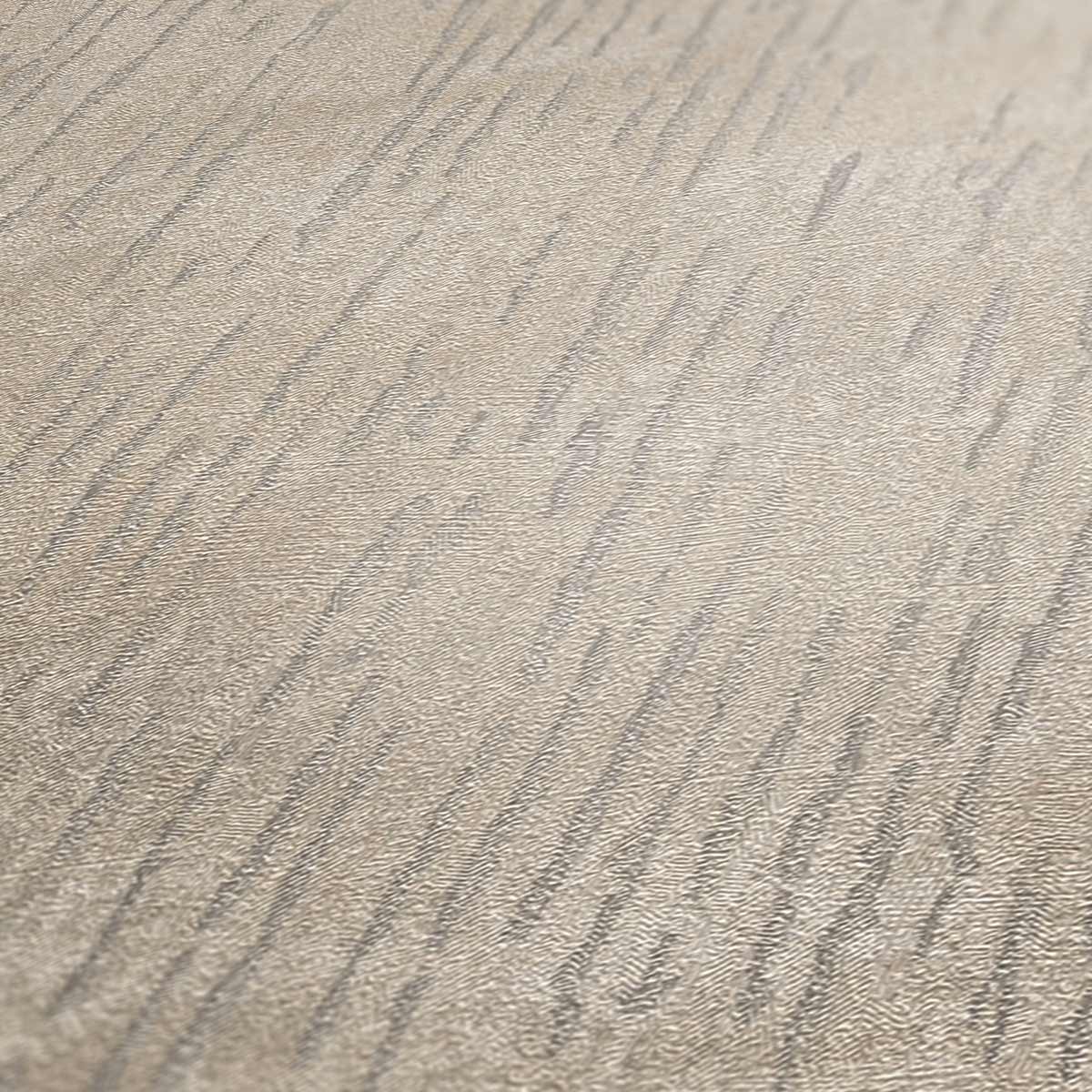  Tapete Vlies Striche Struktur Beige Silber Glitzer 38199-1