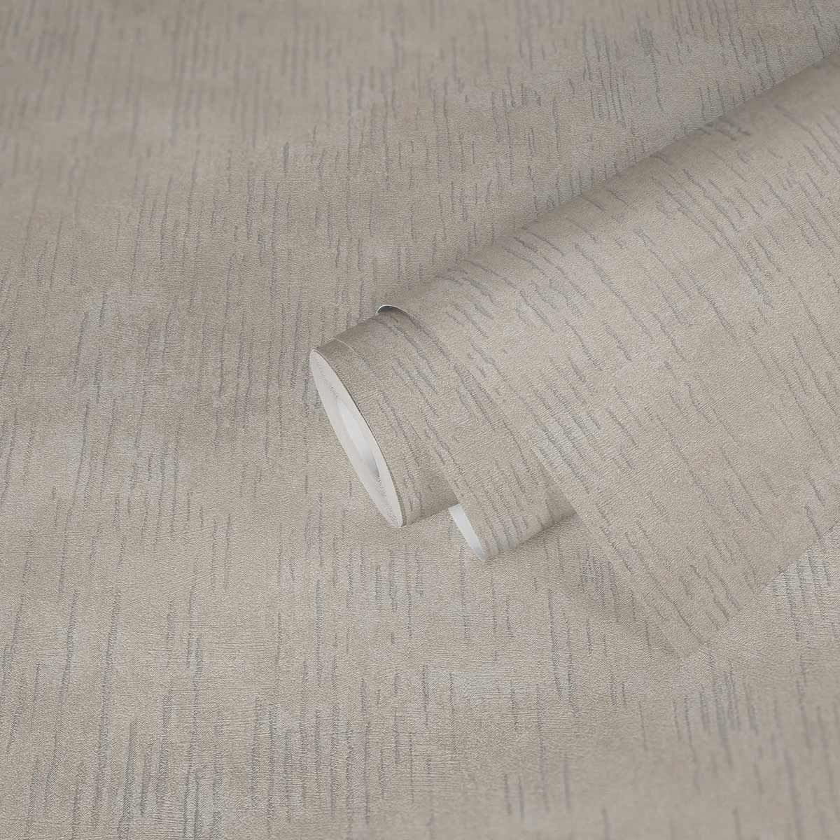  Tapete Vlies Striche Struktur Beige Silber Glitzer 38199-1