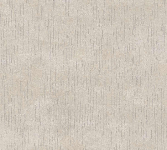  Tapete Vlies Striche Struktur Beige Silber Glitzer 38199-1