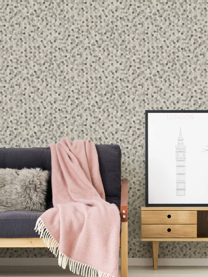 A.S. Creation Tapete Vlies Struktur Mosaik Grau Braun Grau 37463-3